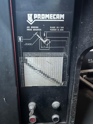 Presse plieuse Promecam RG2512