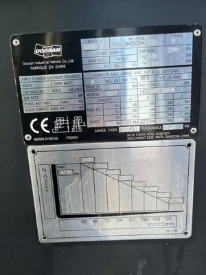 Chariot élévateur diesel Doosan D25NXS TDL