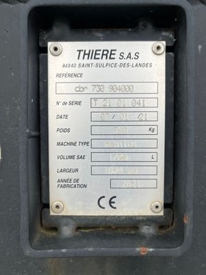 Godet terre Thiere CBR 730 904000