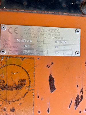 Accessoires TP Coup'eco Scie hydraulique