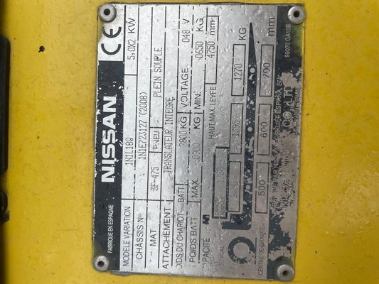 Chariot élévateur électrique Nissan TX18
