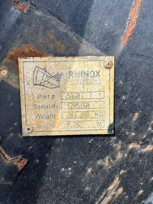 Godet curage Rhinox 5A60