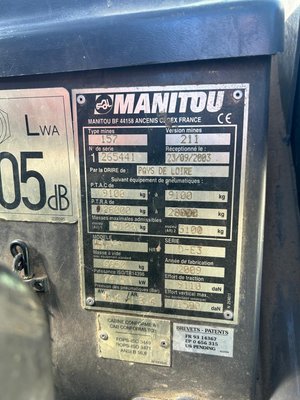 Chariot élévateur télescopique Manitou MLT 634