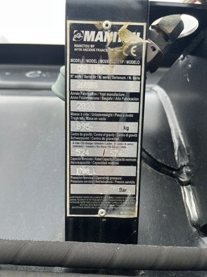 Unknown range 1004 Manitou CBG 1700 MS