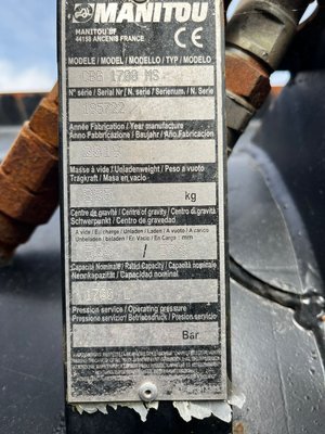 Unknown range 1004 Manitou CBG 1700 MS