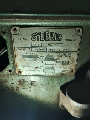Perceuse à colonne Syderic SL26