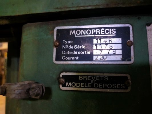 Rectifieuse Monoprecis 114R