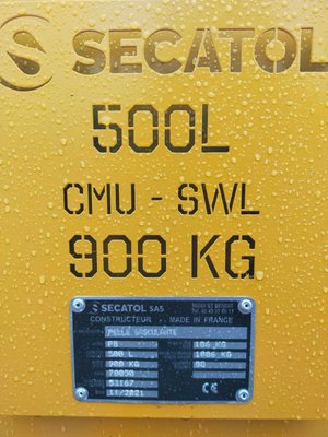 Accessoire de manutention Secatol PELLE BASCULANTE PB 500L